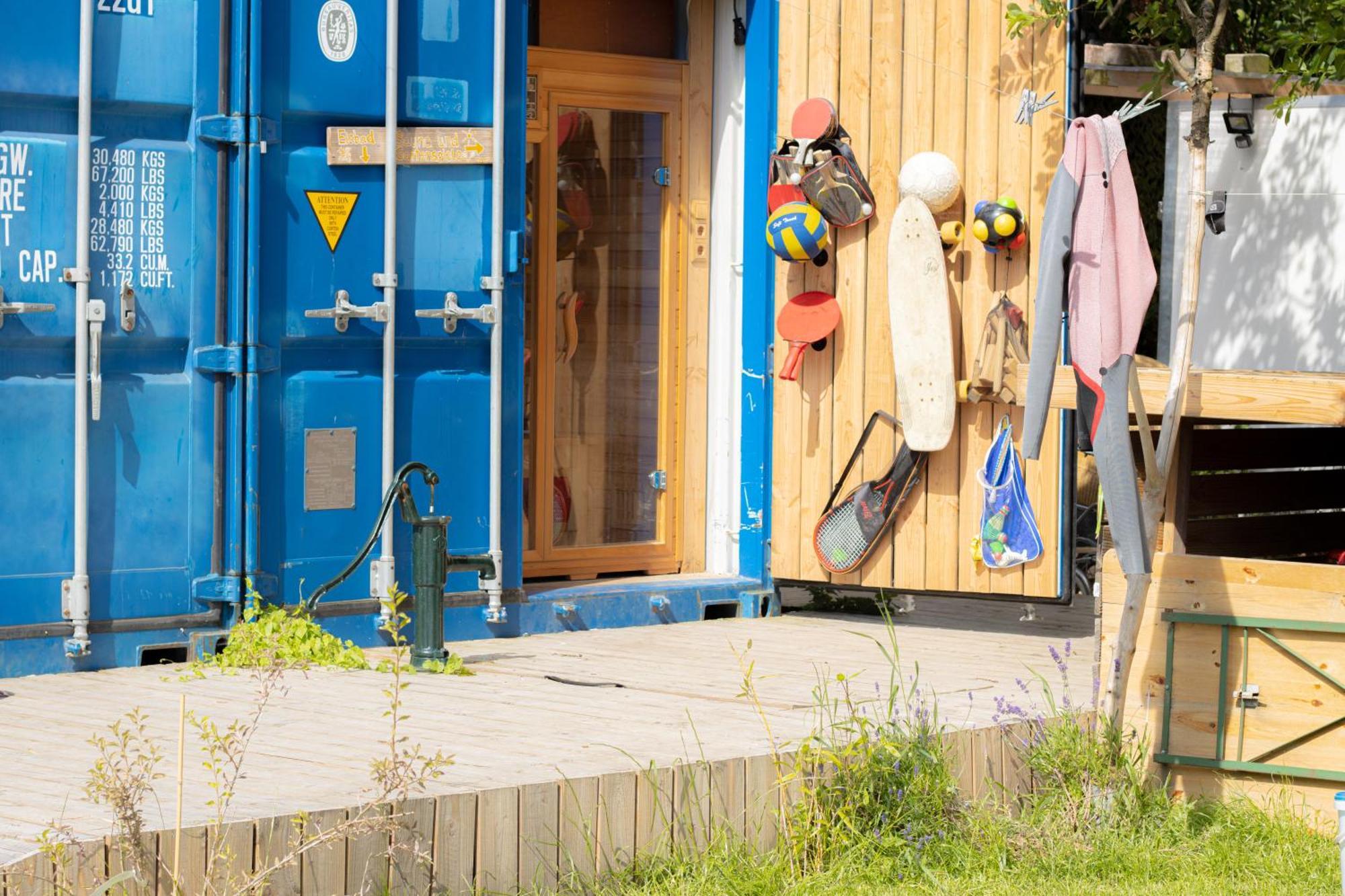 Hostel Oder Ferienwohnung 1-16 Personen Im Blauen Haus フェーマルン エクステリア 写真